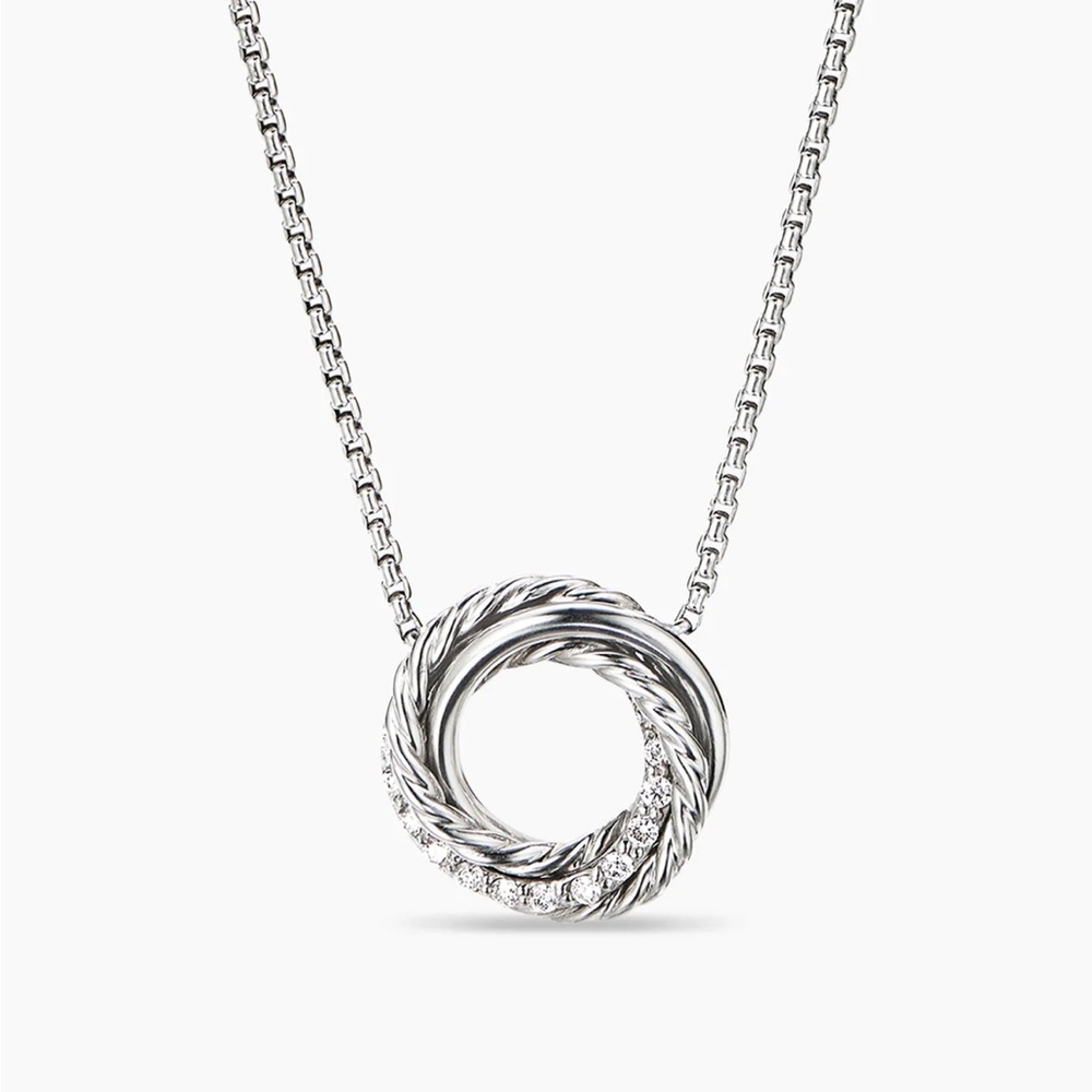 David Yurman Crossover Pendant Necklace